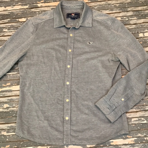 Vineyard Vines Other - 🔥 Vineyard Vines men’s M gray Pima shirt
